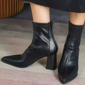Steve Madden Valyant Women's Shoes Size 8.5m Black Boots Goth‎ Emo Y2k Romantic
